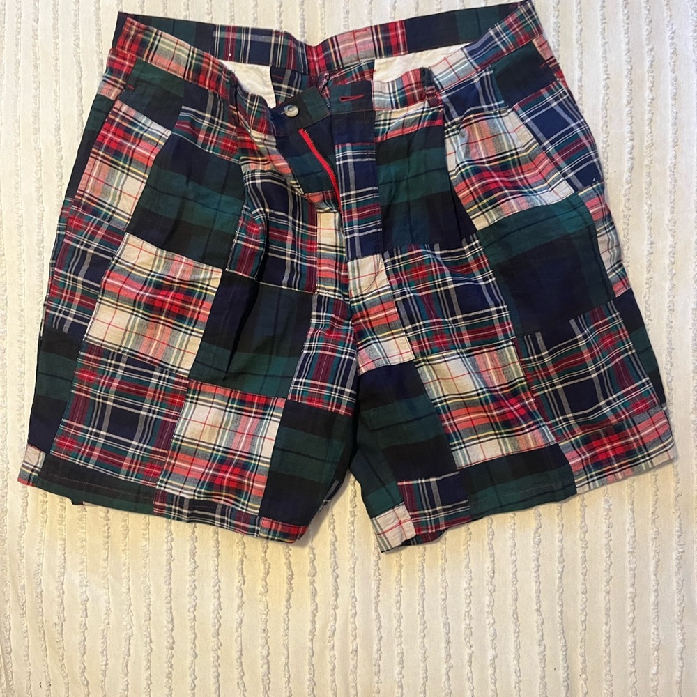 SOLDNautical mens madras shorts  SOLD